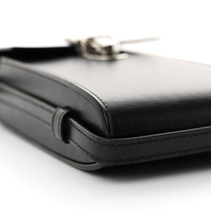 Saint Laurent Calfskin Phone Holder Crossbody Black 8 of 11