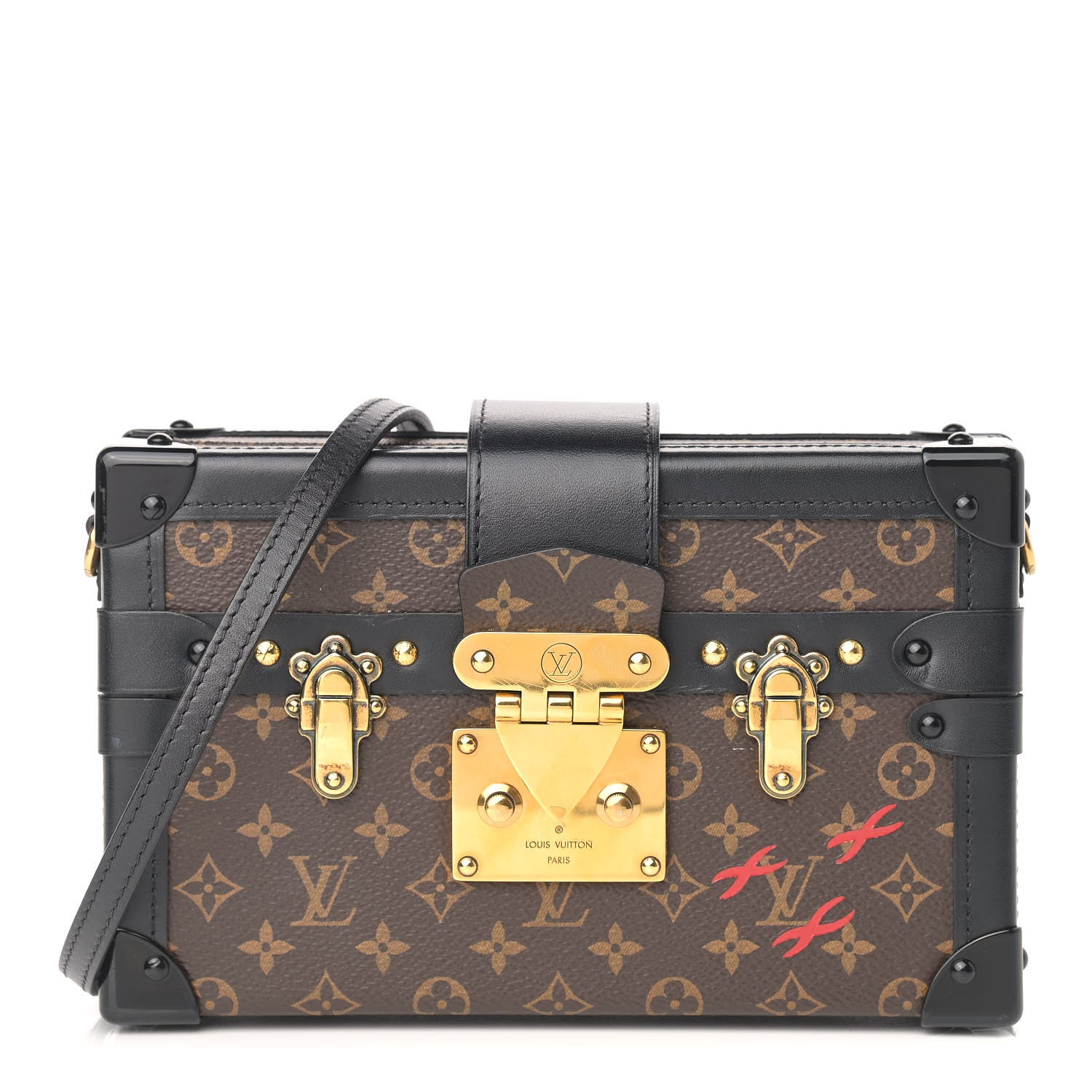 Louis Vuitton Monogram Petite Malle Black 1 of 14