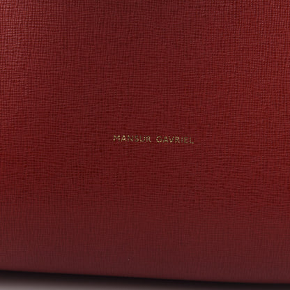 Mansur Gavriel Saffiano Mini Lady Bag Flamma 7 of 10