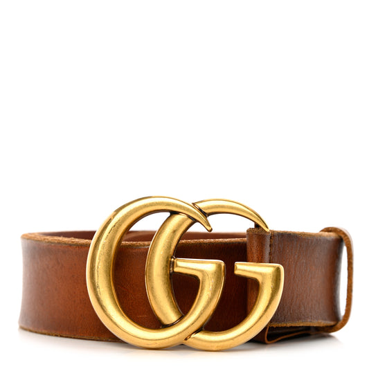 Faded Calfskin Double G 40mm Belt 80 32 Cuir