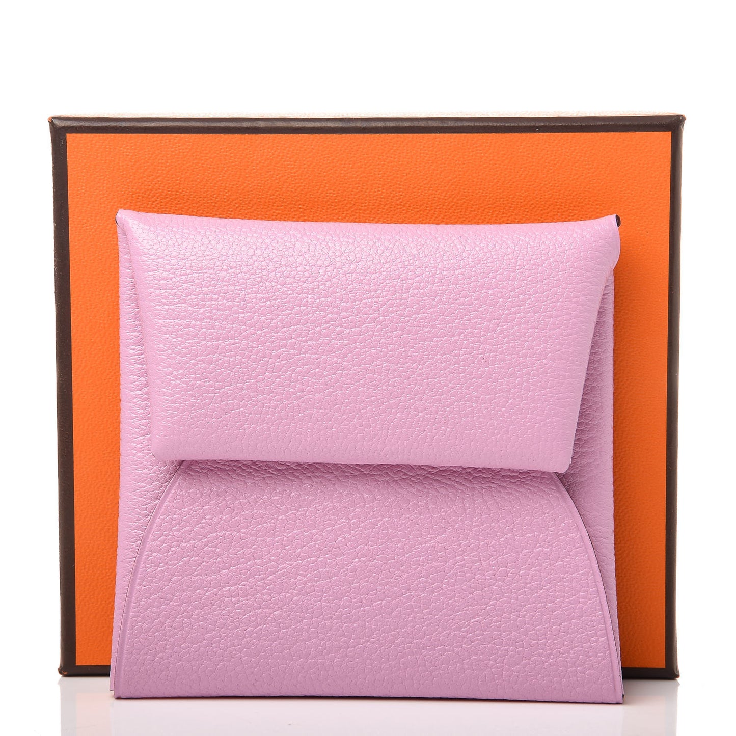 Chevre Mysore Bastia Coin Purse Mauve Sylvestre