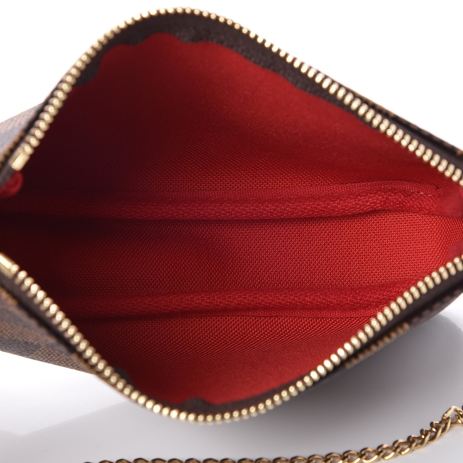 Louis Vuitton Damier Ebene Mini Pochette Accessories 6 of 8