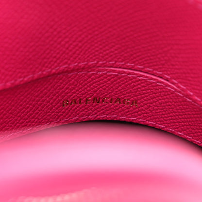 Balenciaga Signature Grained Calfskin Logo XXS Ville Top Handle Bag Fuchsia 6 of 8