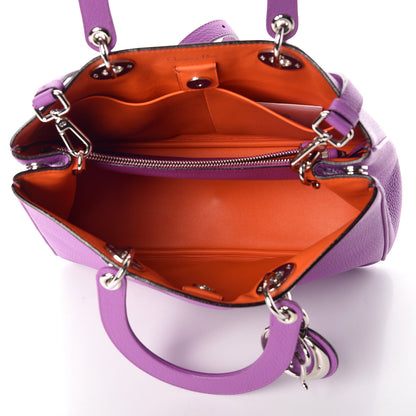 Christian Dior Bullcalf Medium Diorissimo Tote Parme 6 of 20