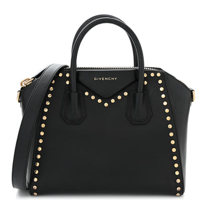 Givenchy Smooth Calfskin Small Studded Antigona Black 1 of 12