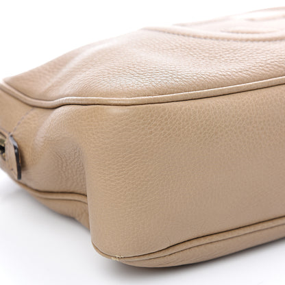 Gucci Pebbled Calfskin Small Soho Bowler Camelia 9 of 14