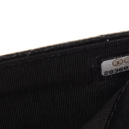 Chanel Lambskin Quilted Medium Chanel 19 Flap Wallet Black 7 of 8