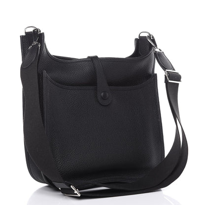 Hermes Taurillon Clemence Evelyne III PM Black 3 of 10