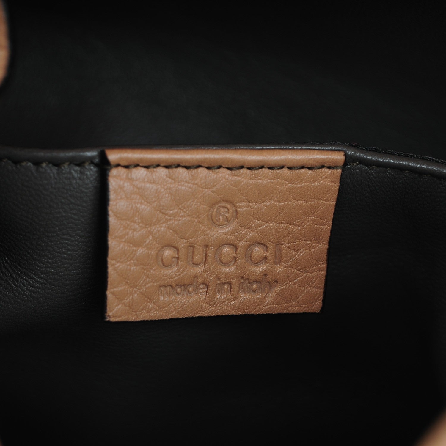 Gucci Pebbled Calfskin Miss Bamboo Bucket Bag Camelia 7 of 8