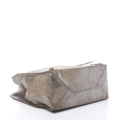 Balenciaga Metallic Calfskin Papier A5 Tote Gold 3 of 9