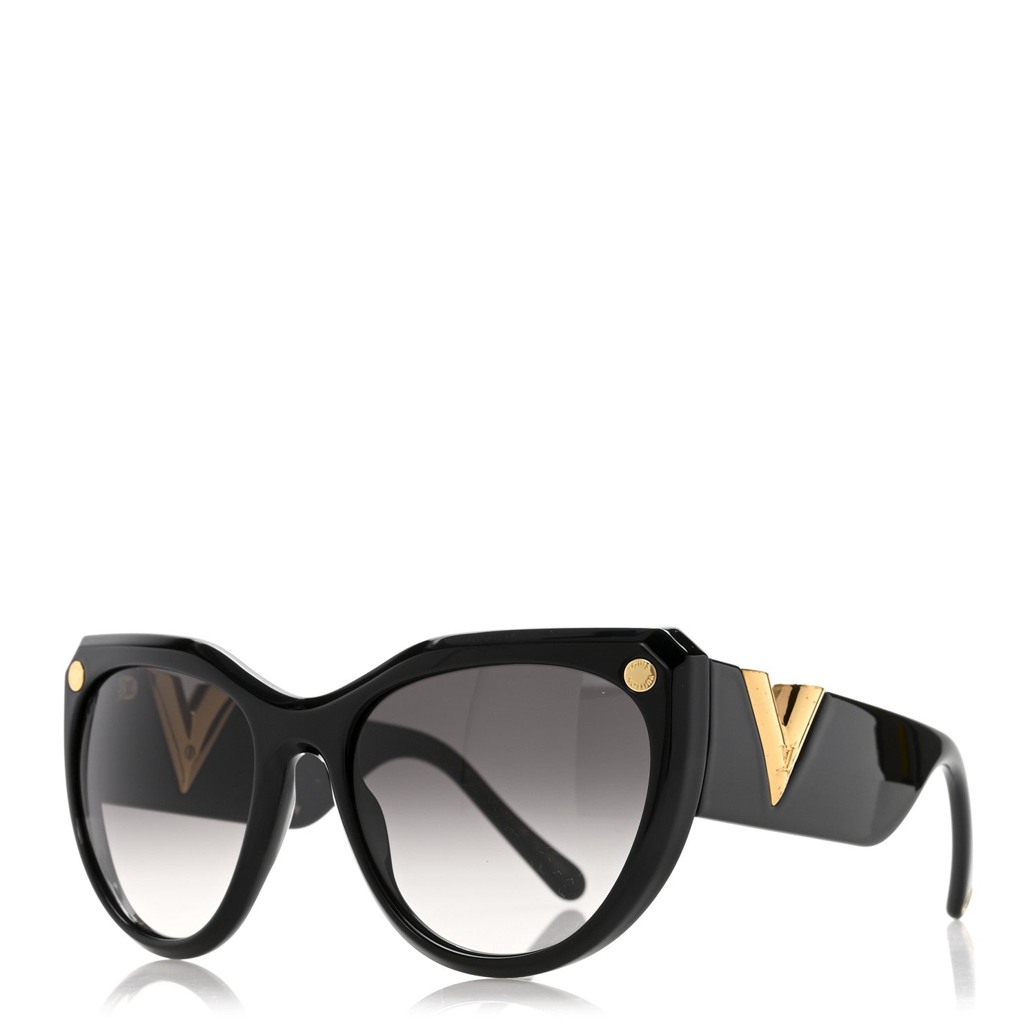Louis Vuitton Acetate My Fair Lady Sunglasses Z1254W Black 1 of 9