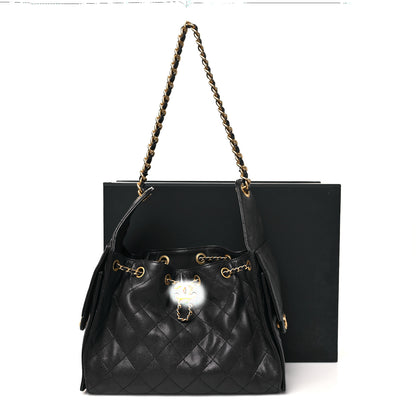 Chanel Caviar Quilted Small Chanel 25 Handbag Dark Navy 11 of 11
