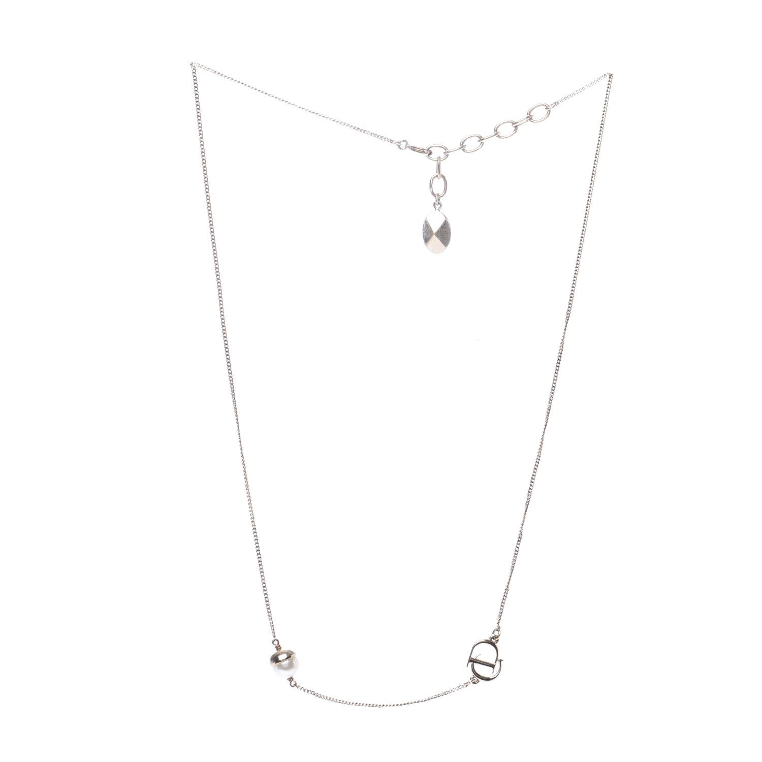 Christian Dior Pearl Mise en Dior Short Necklace Gold 2 of 5