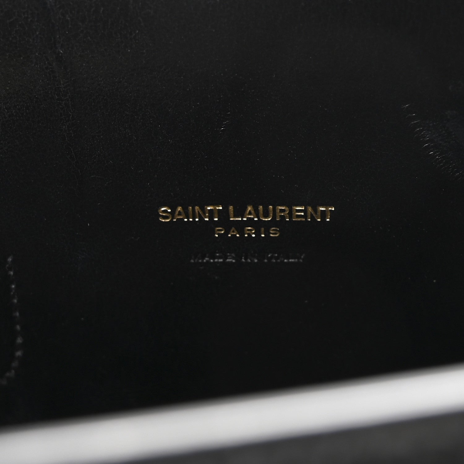 Saint Laurent Calfskin Crocodile Embossed Baby Sac De Jour Black 6 of 9
