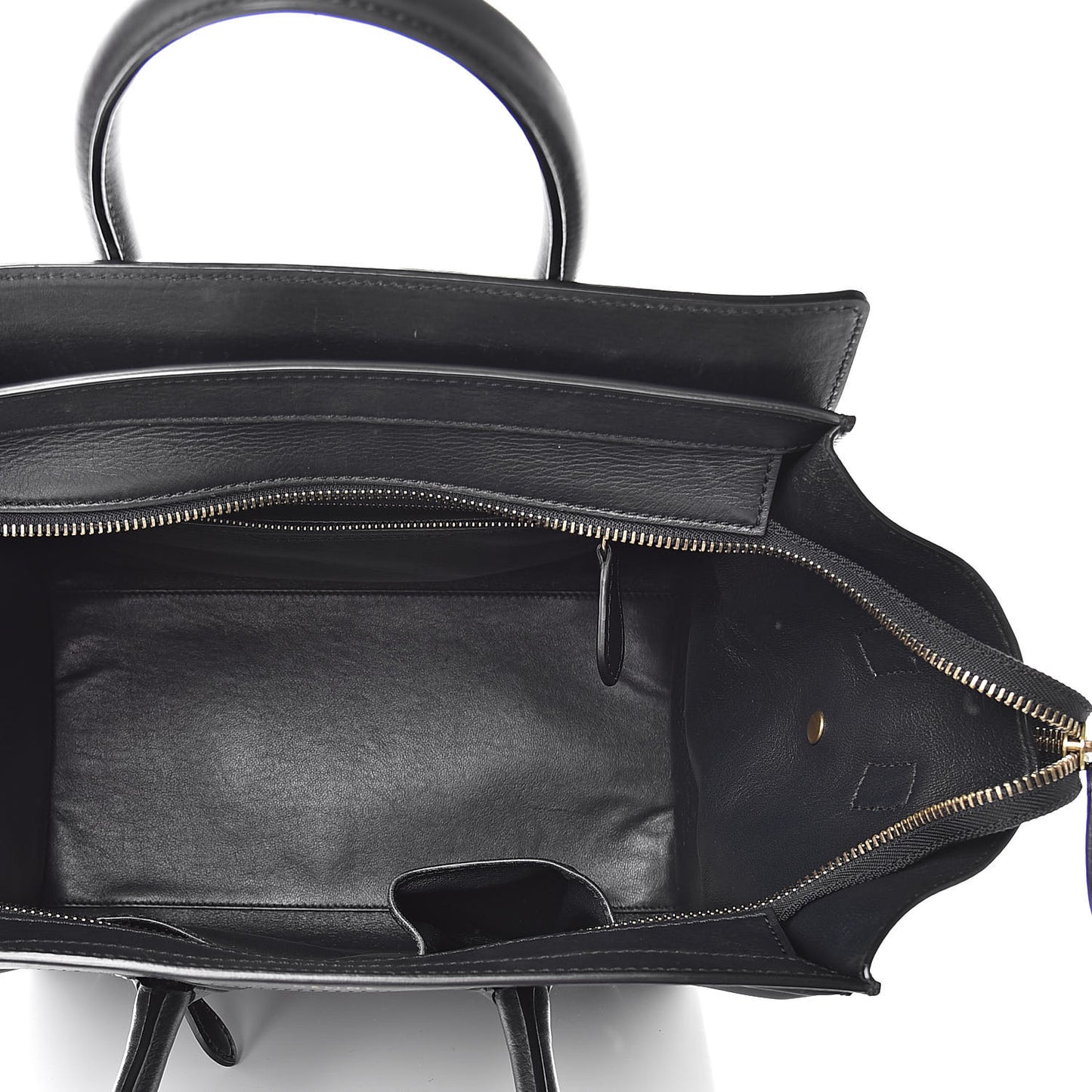 Smooth Calfskin Mini Luggage Black