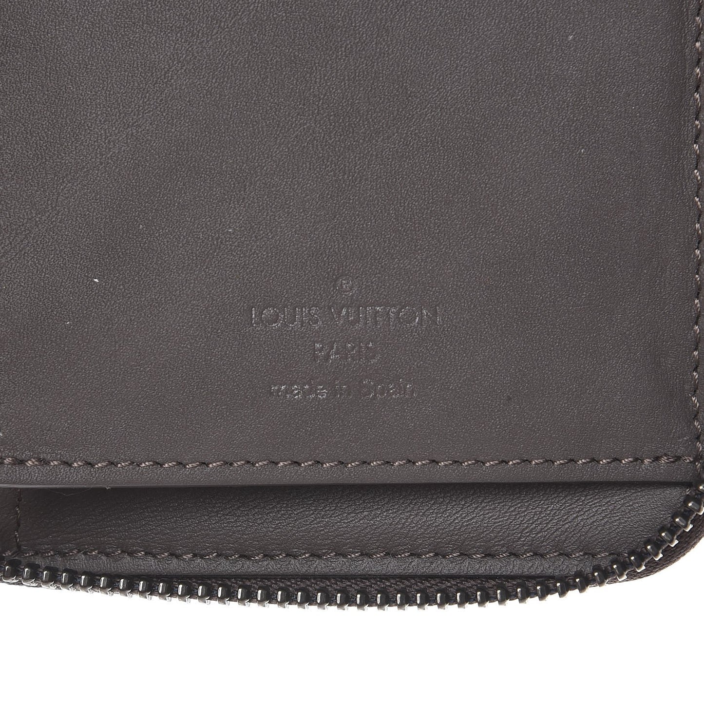 Damier Infini Zippy Vertical Wallet Granit
