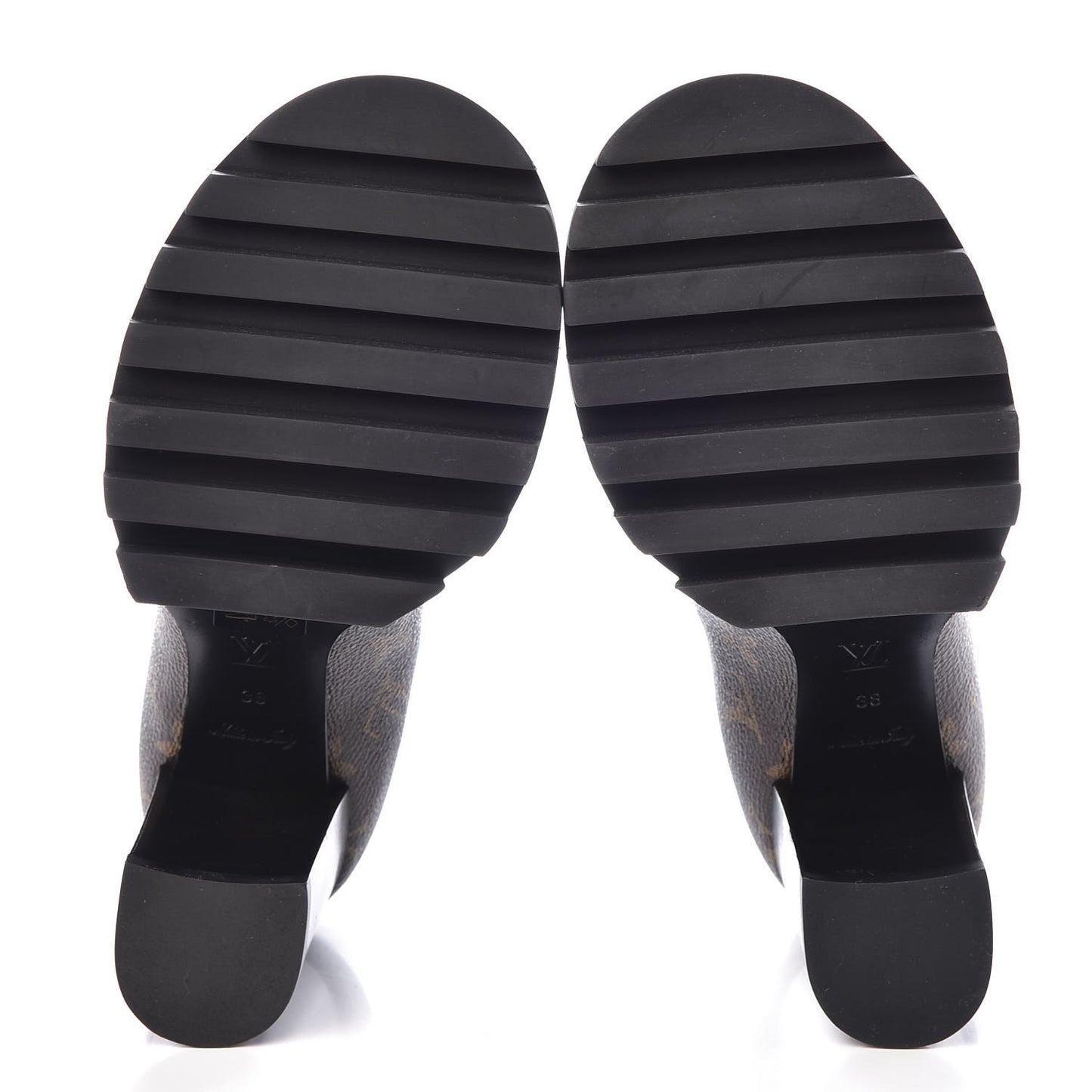 Patent Monogram Star Trail Chelsea Ankle Boots 38