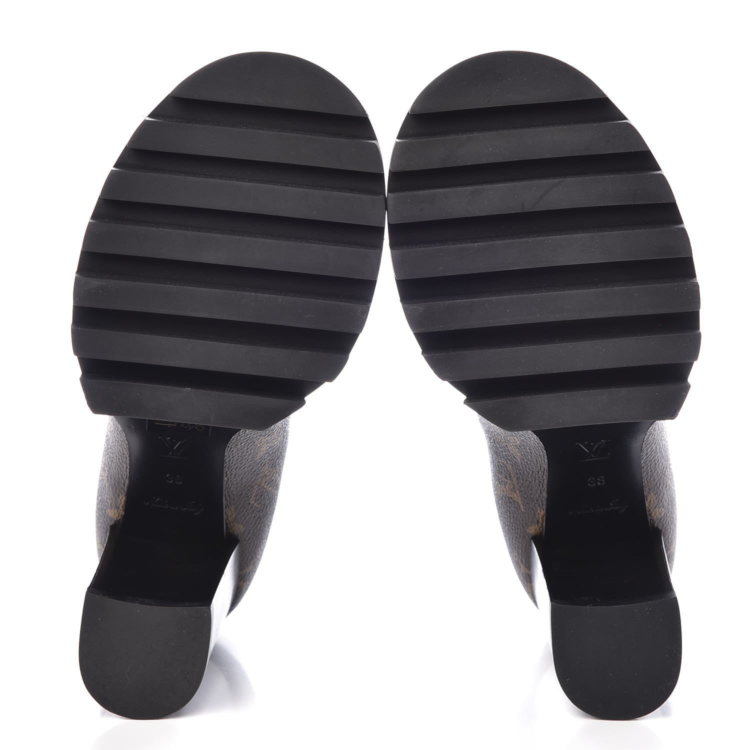 Louis Vuitton Patent Monogram Star Trail Chelsea Ankle Boots 38 5 of 9