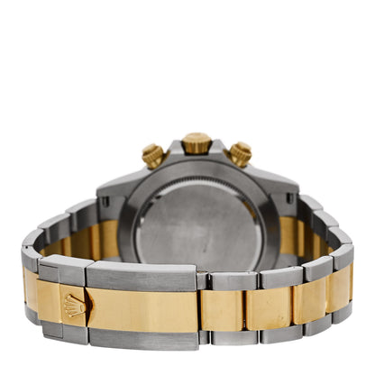 Rolex Stainless Steel 18K Yellow Gold 40mm Oyster Perpetual Cosmograph Daytona Watch Black 116503 3 of 4