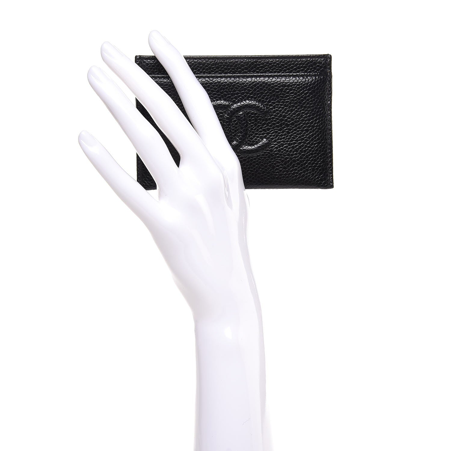 Chanel Caviar Timeless CC Card Holder Black 2 of 9