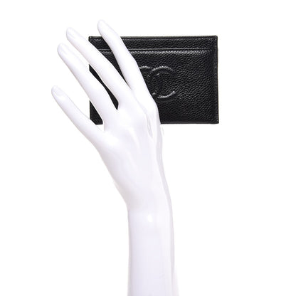 Chanel Caviar Timeless CC Card Holder Black 2 of 9