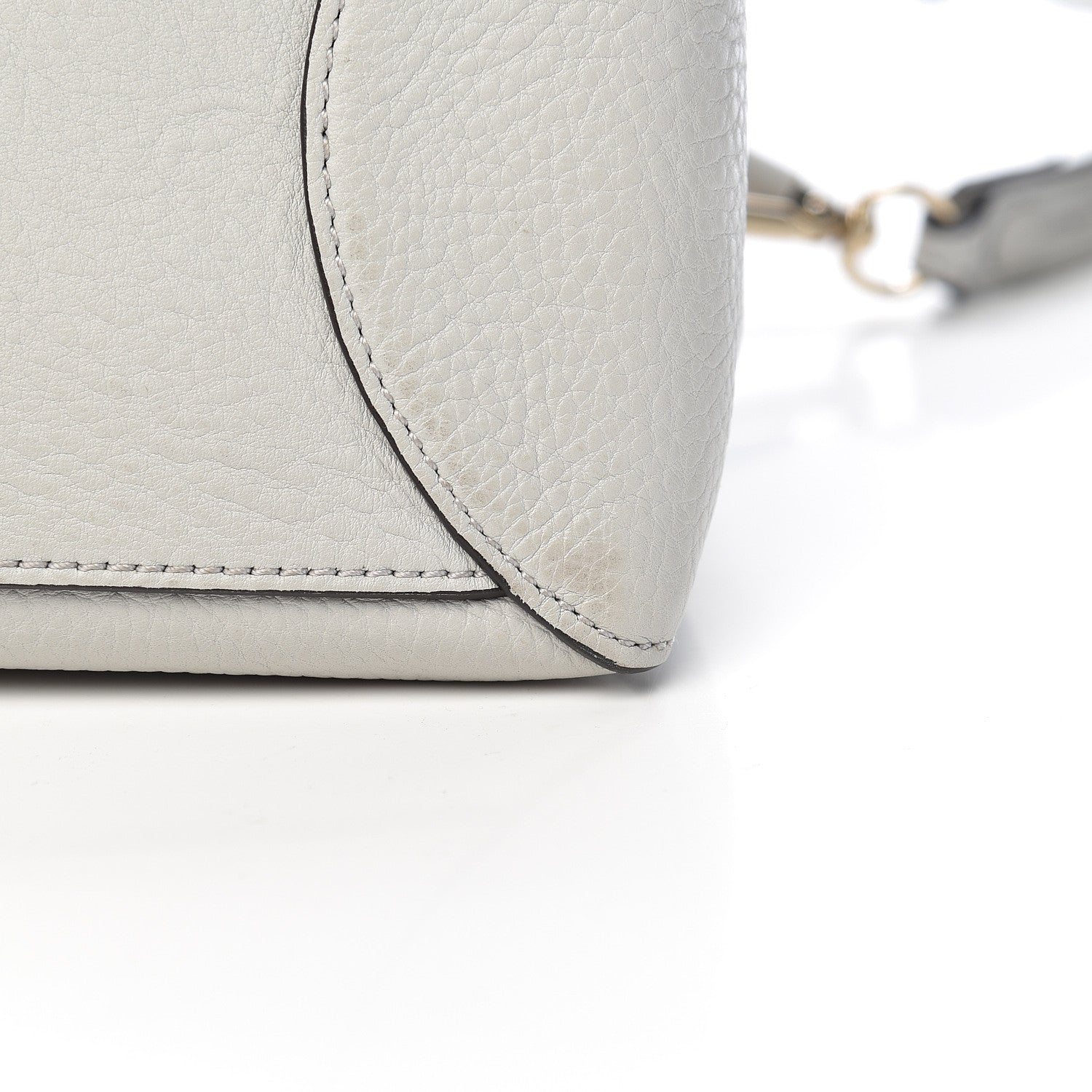 Chloe Calfskin Medium Faye Day Shoulder Bag Airy Grey 12 of 15