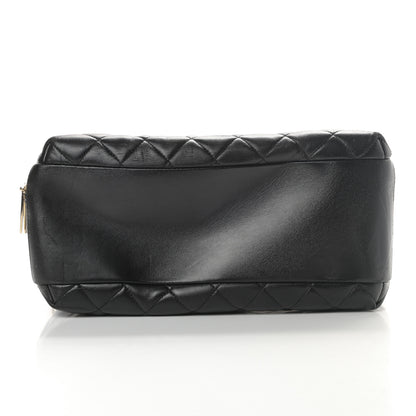Chanel Lambskin Quilted Large Trendy CC Bowling Bag Black 15 of 19