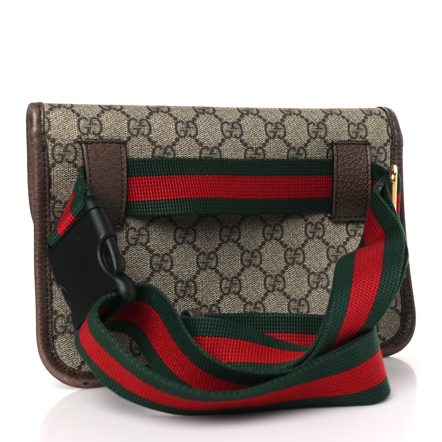 Gucci GG Supreme Monogram Neo Vintage Web Belt Bag Brown 3 of 9