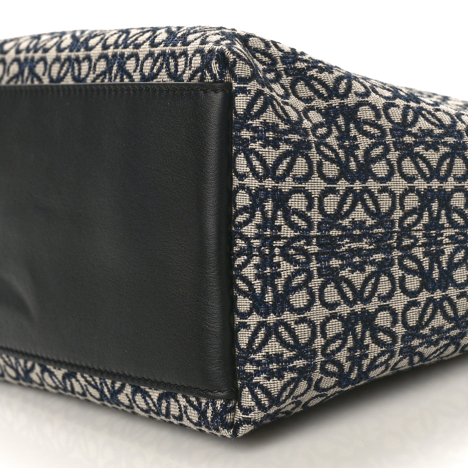 Loewe Jacquard Anagram Calfskin Small Cubi Bag Navy 8 of 8