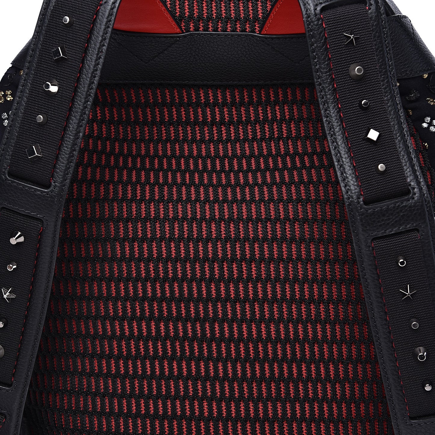 Jacquard Canvas Backloubi Backpack Black