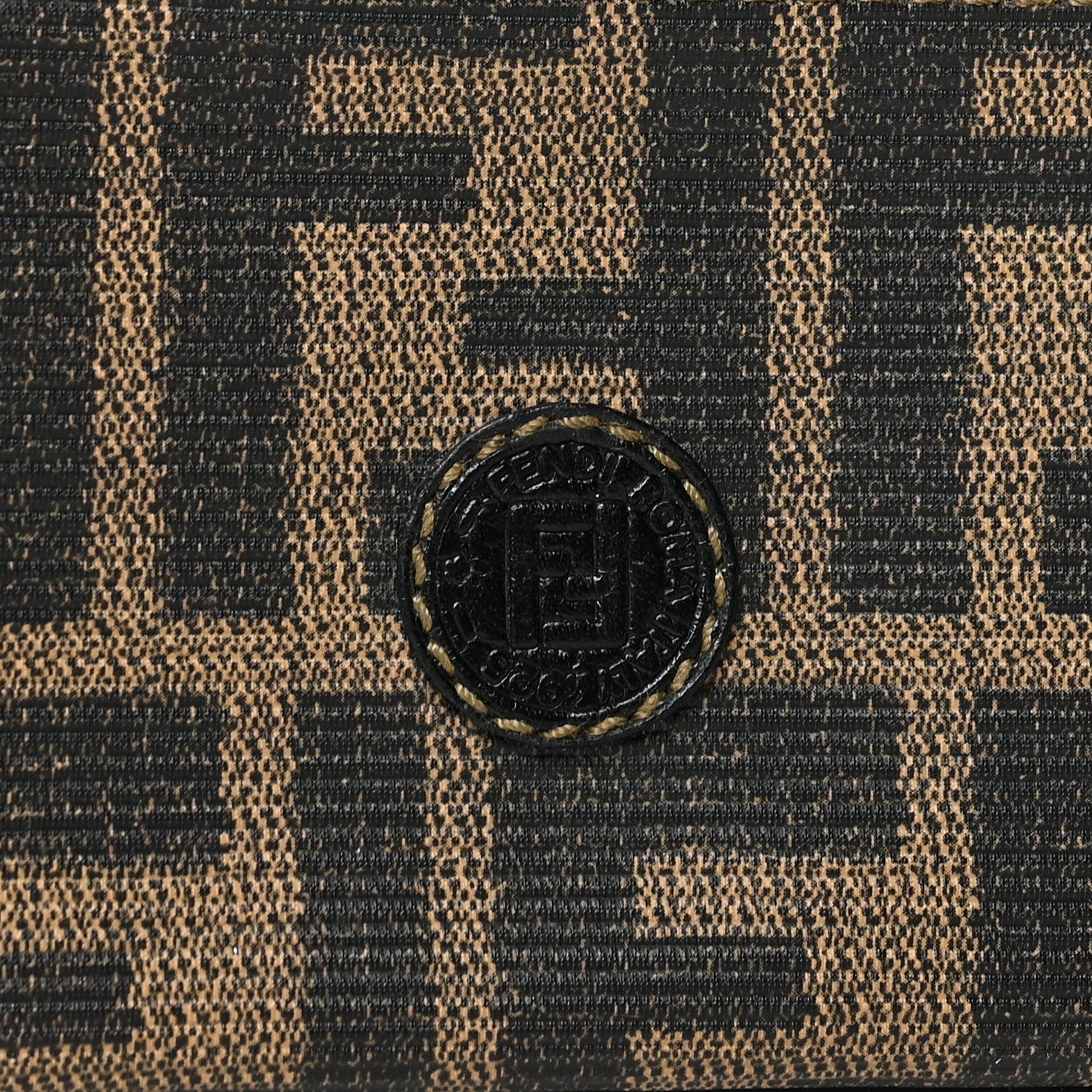 Fendi Zucca Coin Pouch Key Case Tobacco 7 of 7