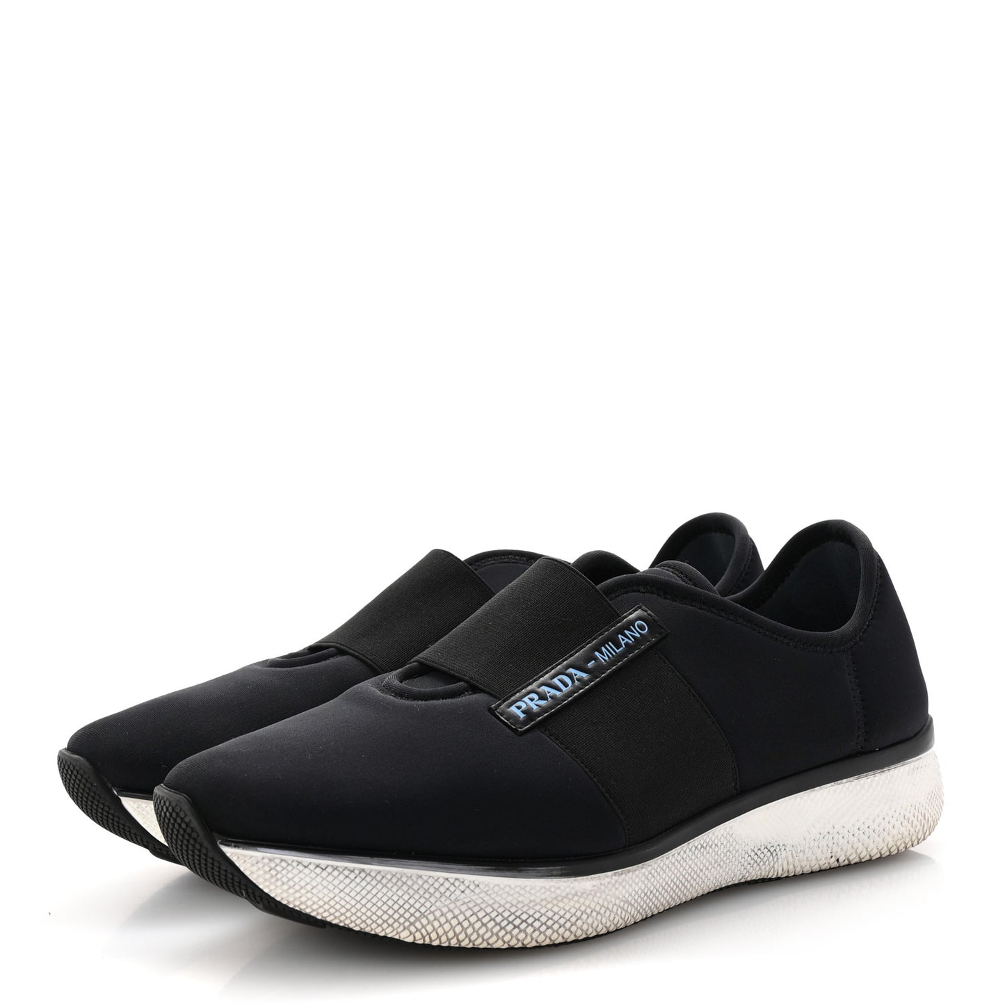 Neoprene Slip On Sneakers 39 Black