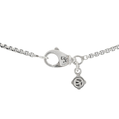 David Yurman Sterling Silver 18K Yellow Gold Cable Collectibles Heart Station Necklace 4 of 4