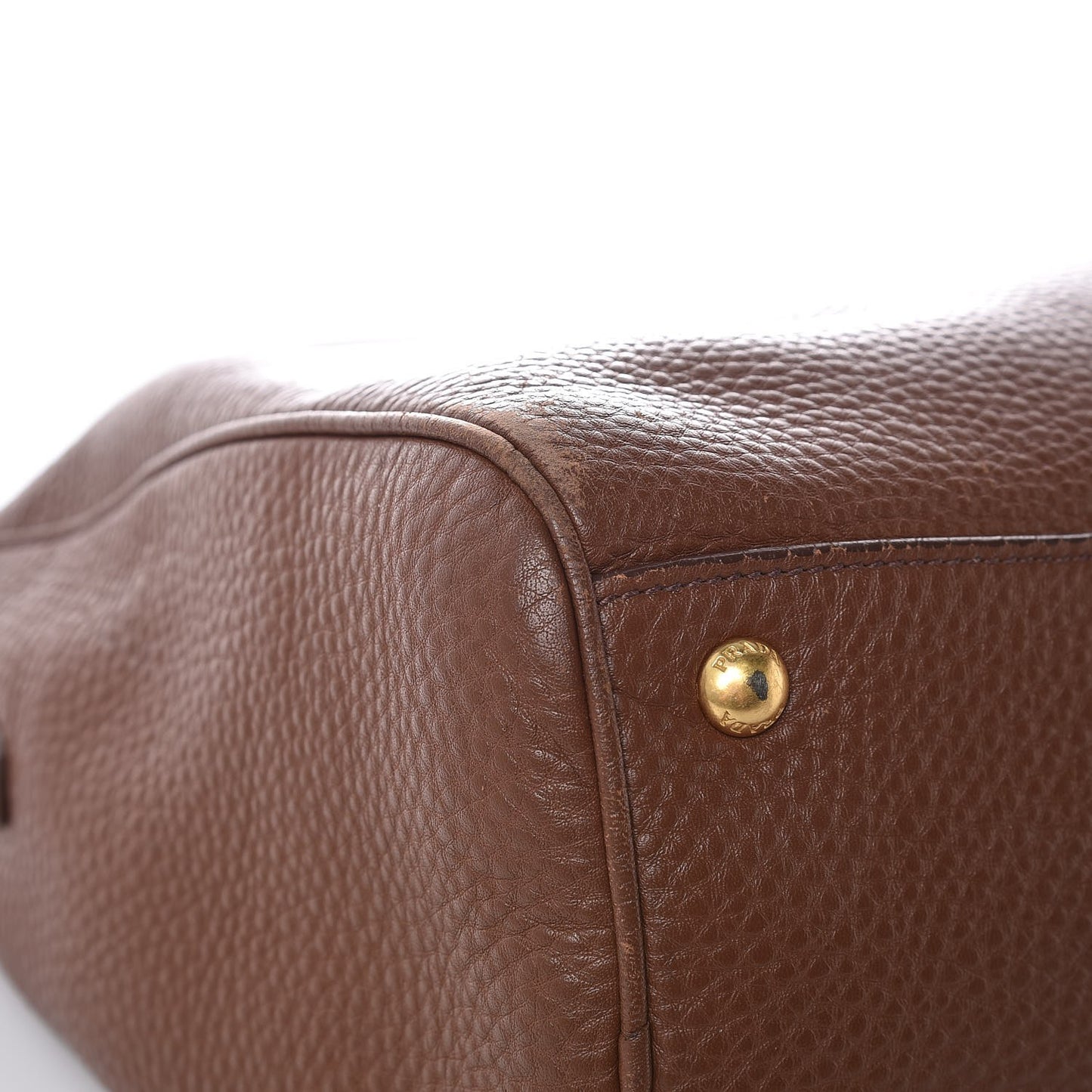 Vitello Daino Shopping Tote Bruciato