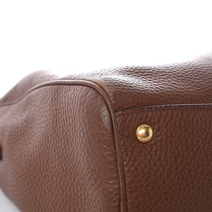 Prada Vitello Daino Shopping Tote Bruciato 8 of 17