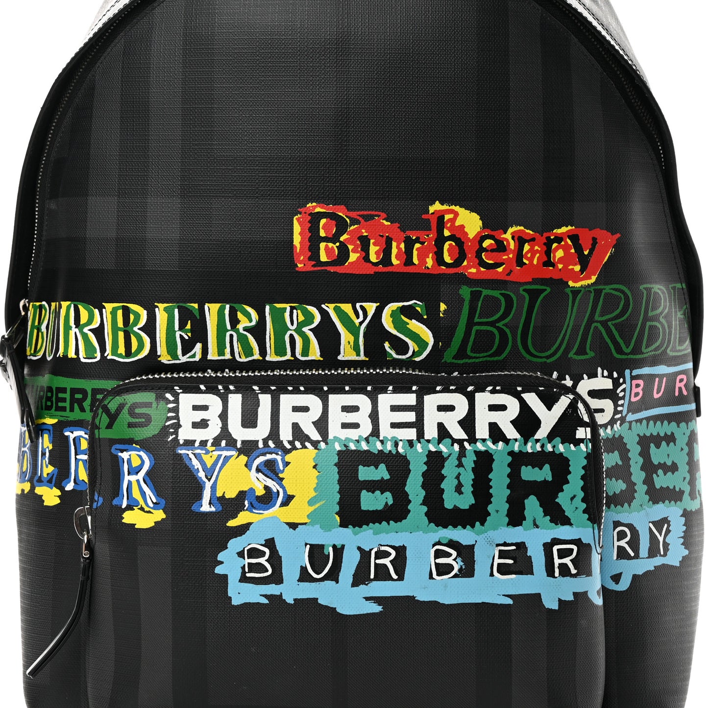 Canvas London Check Print Abbeydale Backpack Black