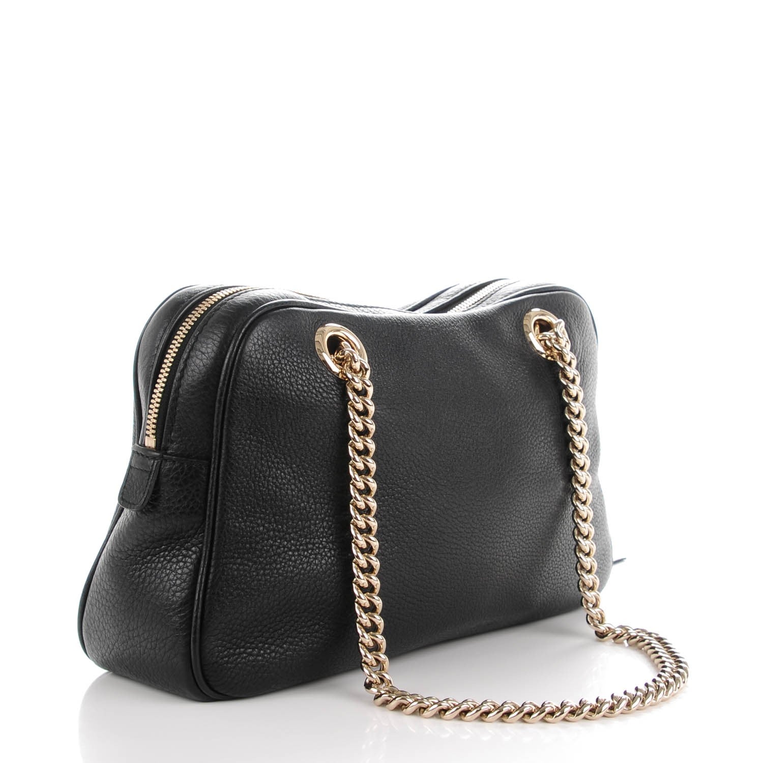 Gucci Pebbled Calfskin Small Soho Bowler Black 3 of 9