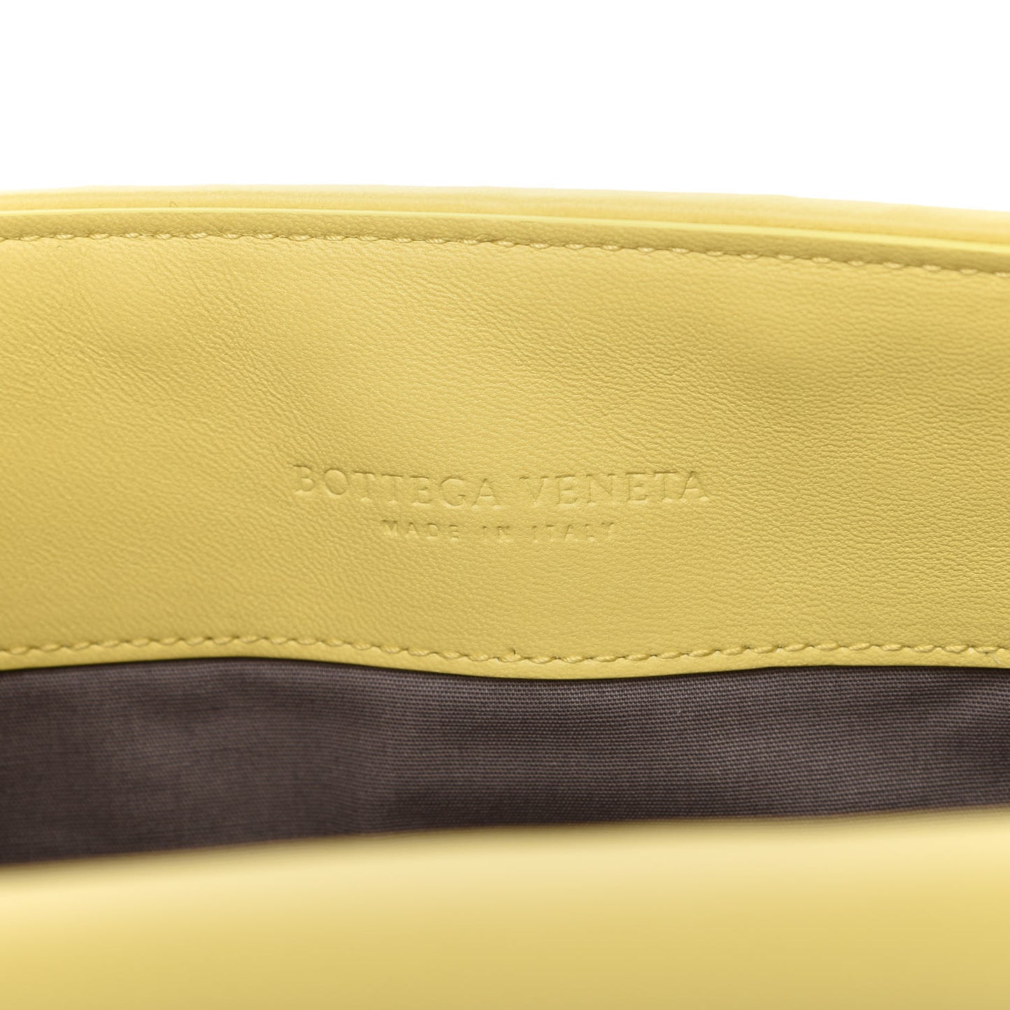 Nappa Intrecciato Dahlia Clutch Crossbody Moutarde