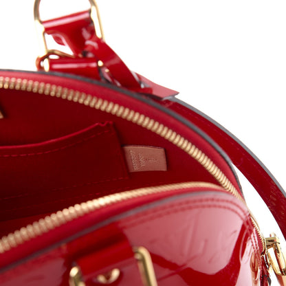 Louis Vuitton Vernis Alma BB Cherry 7 of 8
