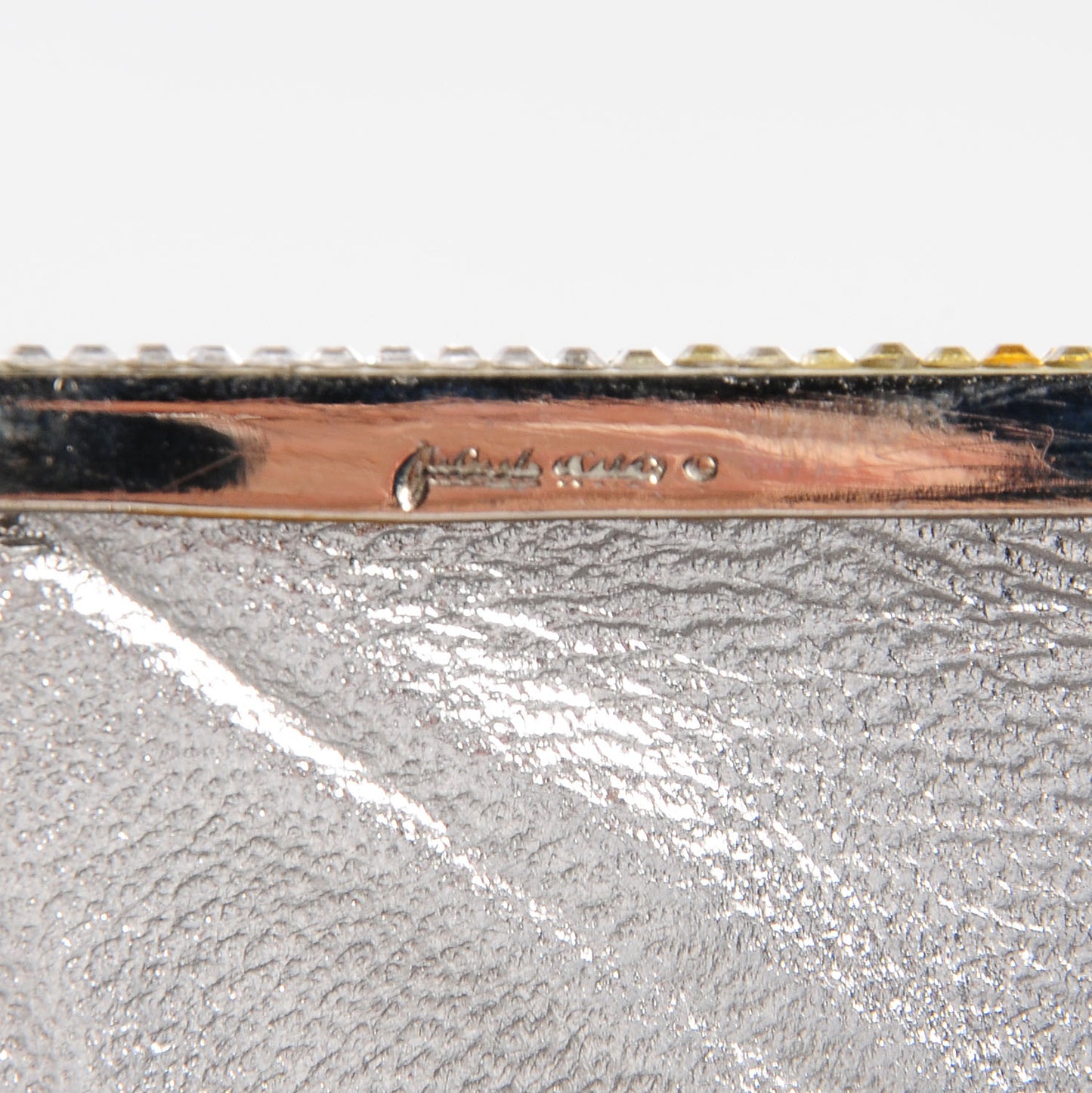 Crystal Lemon Wedge Minaudiere Clutch