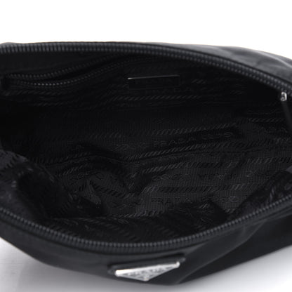 Prada Tessuto Nylon Saffiano Wristlet Black 5 of 13