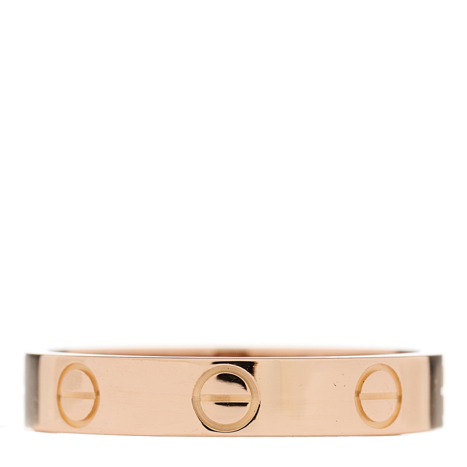 Cartier 18K Pink Gold 3.5mm LOVE Wedding Band Ring 53 6.5 1 of 4