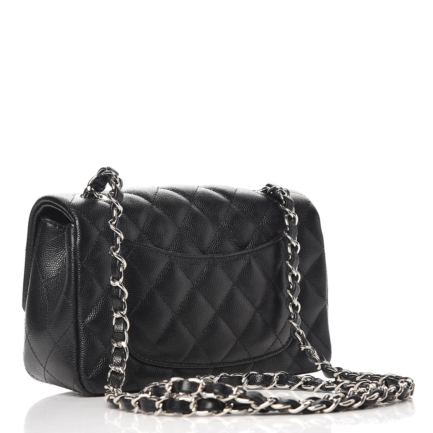 Chanel Caviar Quilted Mini Rectangular Flap Black 3 of 8