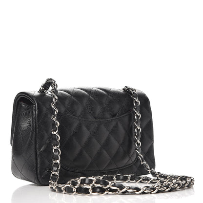 Chanel Caviar Quilted Mini Rectangular Flap Black 3 of 8