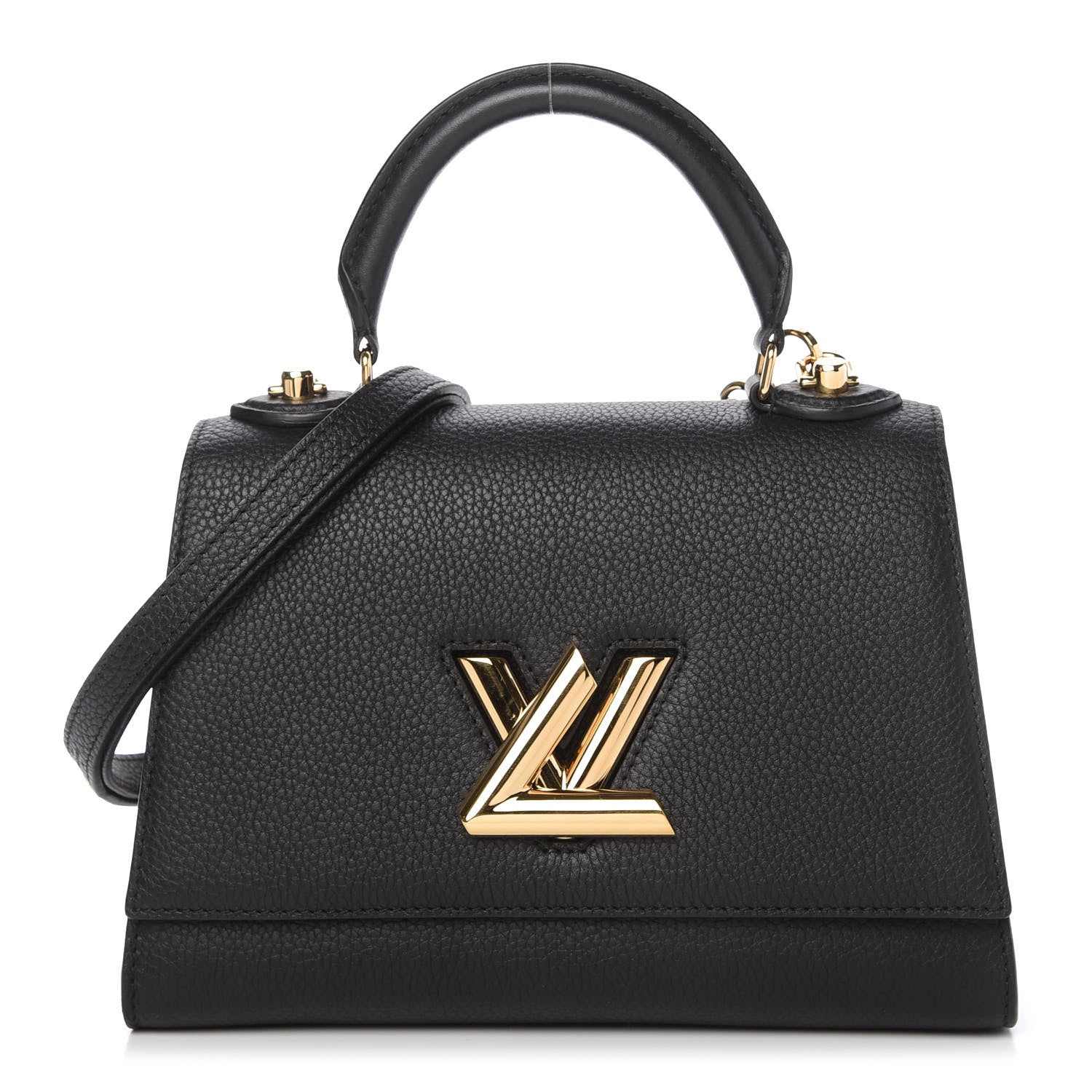 Louis Vuitton Taurillon Twist One Handle PM Black 3 of 9