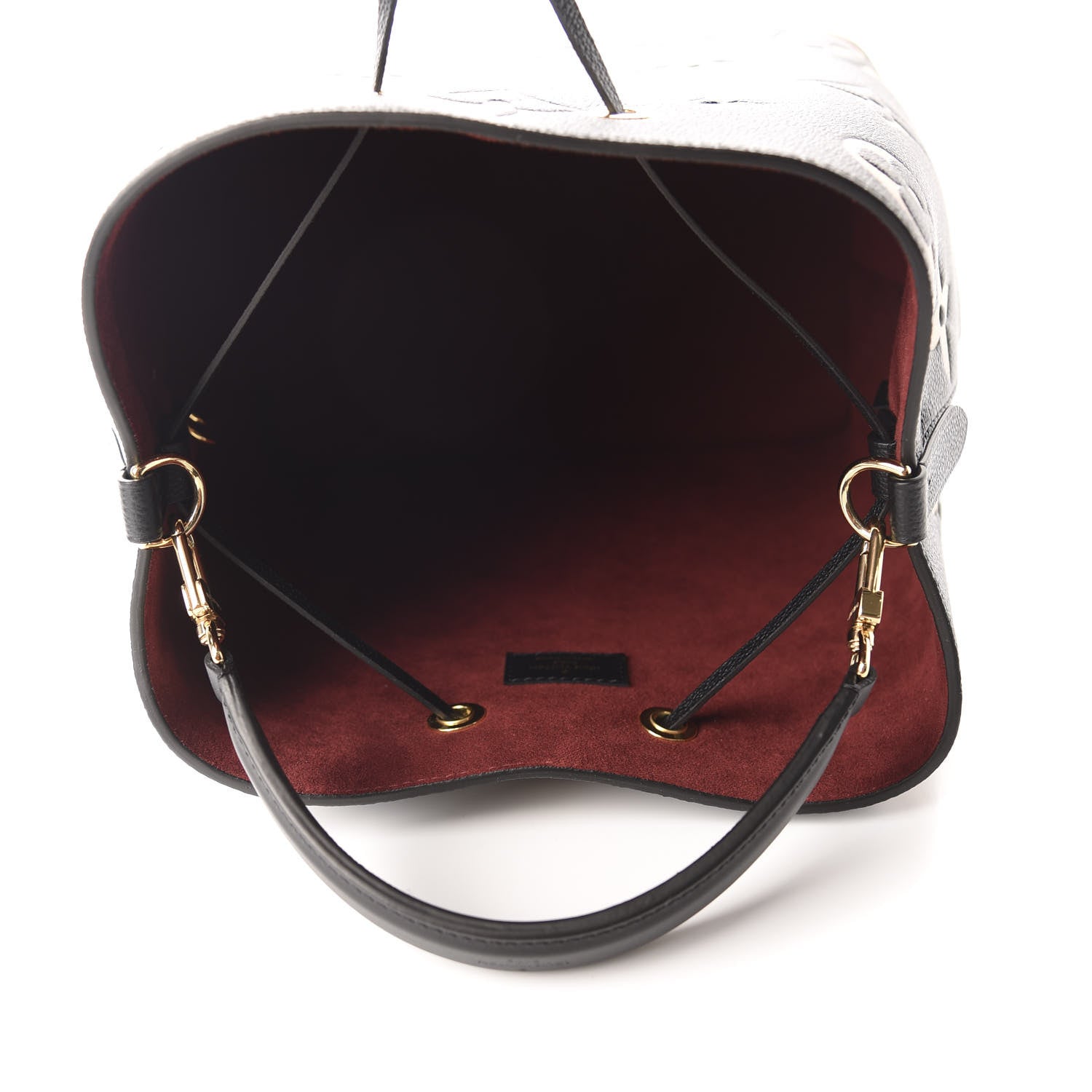 Louis Vuitton Empreinte Monogram Giant Neonoe MM Black Beige 7 of 12
