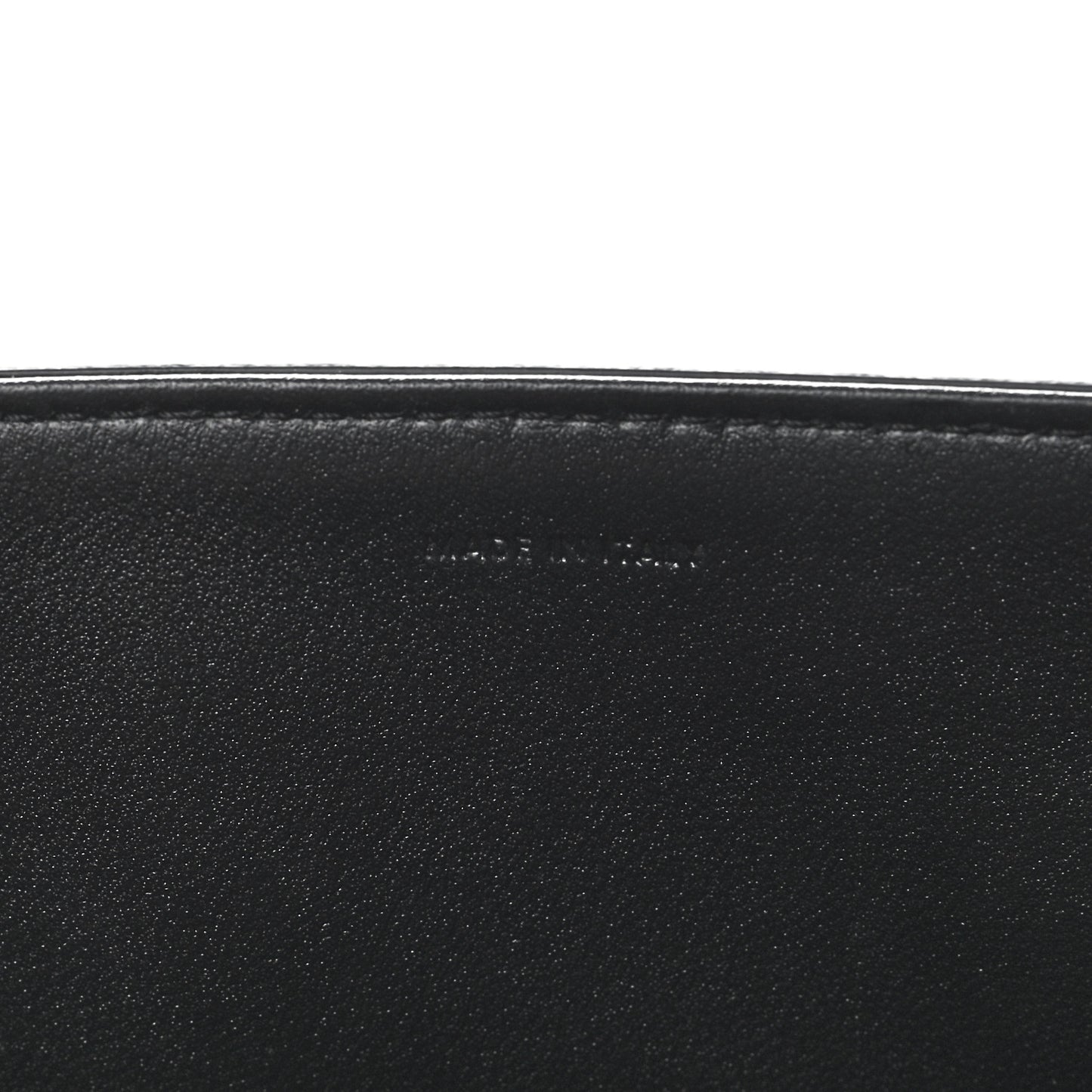 Shiny Calfskin Medium Triomphe Black