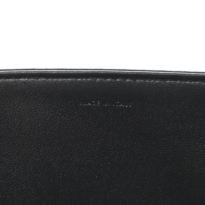 Celine Shiny Calfskin Medium Triomphe Black 7 of 12