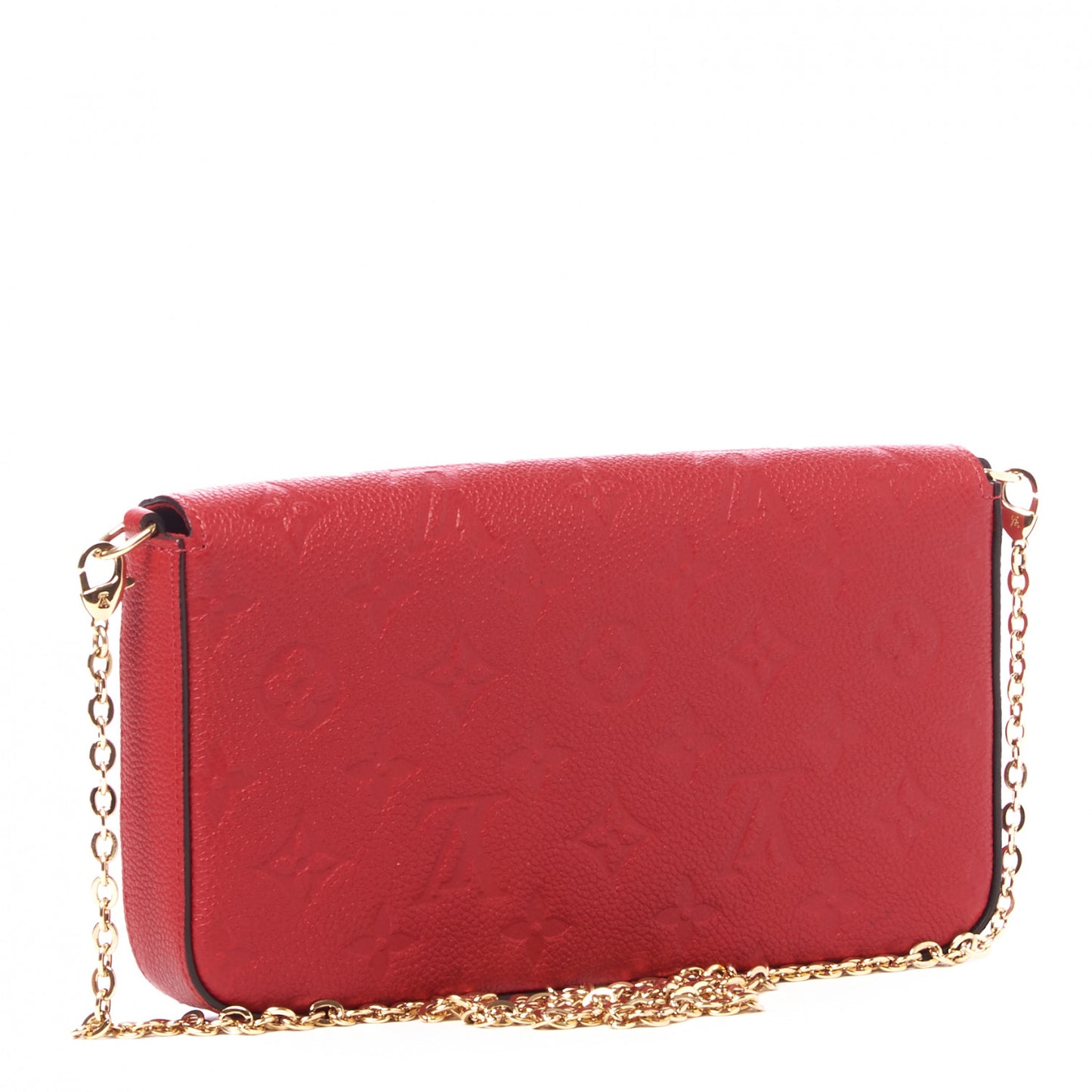 Empreinte Pochette Felicie Chain Wallet Scarlet