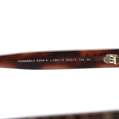 Chanel Acetate Pantos Logo Sunglasses 5458 Tortoise Brown 6 of 7